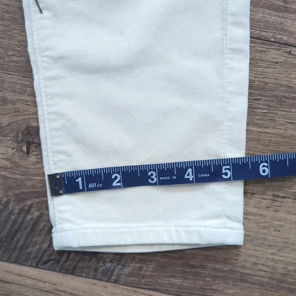 Adriano Goldschmied Moto Stevie ankle pants, mid-rise slim straight corduroy 26R - Picture 8 of 16